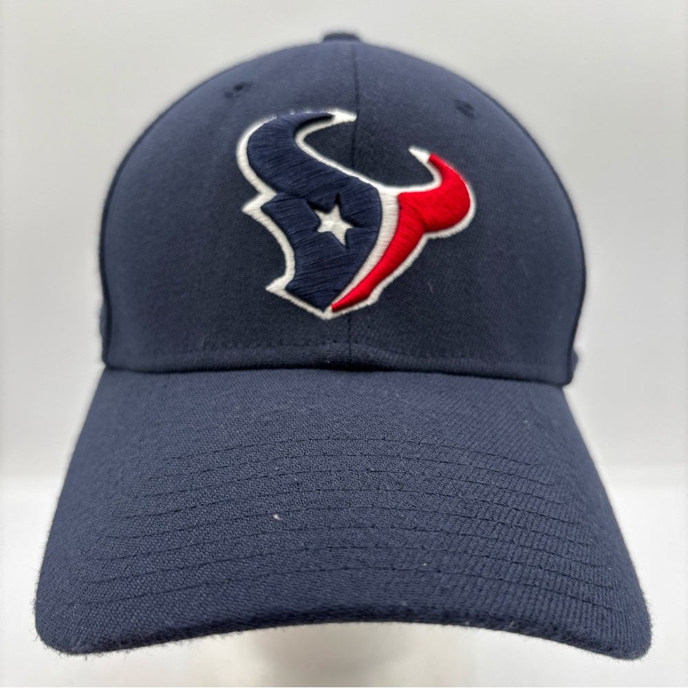 Houston Texans NFL New Era Navy Blue 39Thirty M/L Embroidered Logo Fitted Hat